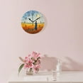 thumbnail image 3 of ATEDEANEI 12" Wall Clock Battery Operated Silent Non Ticking Flower Women Field Beautiful Pattern, 3 of 5