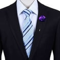 thumbnail image 3 of Lapel Pin Fashionable Handmade Rose Flower Decor Lapel Brooch Pin Lapel Stick Pin for Men, 3 of 4