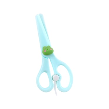 Darzheoy Toddler Safety Scissors, Blunt Tip Adaptive Cute Training Scissor, Anti-Pinch Design, Paper Cutting Skills Training Activity