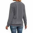 thumbnail image 5 of Makaor Pullover Sweatshirts for Women Lightweight Crew Neck Tops Graphic Long Sleeve Tees Cute Fall Winter Clothes, 5 of 5