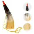thumbnail image 4 of LNGOOR Viking Drinking Horn with Neck Strap - Party Noisemaker, 4 of 6