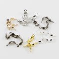 thumbnail image 3 of 200pcs Jewelry Connectors Calotte Wear-resistant Matching Connecting Components DIY Ball Chain End for Jewelries Making Supplies Gold, 3 of 8