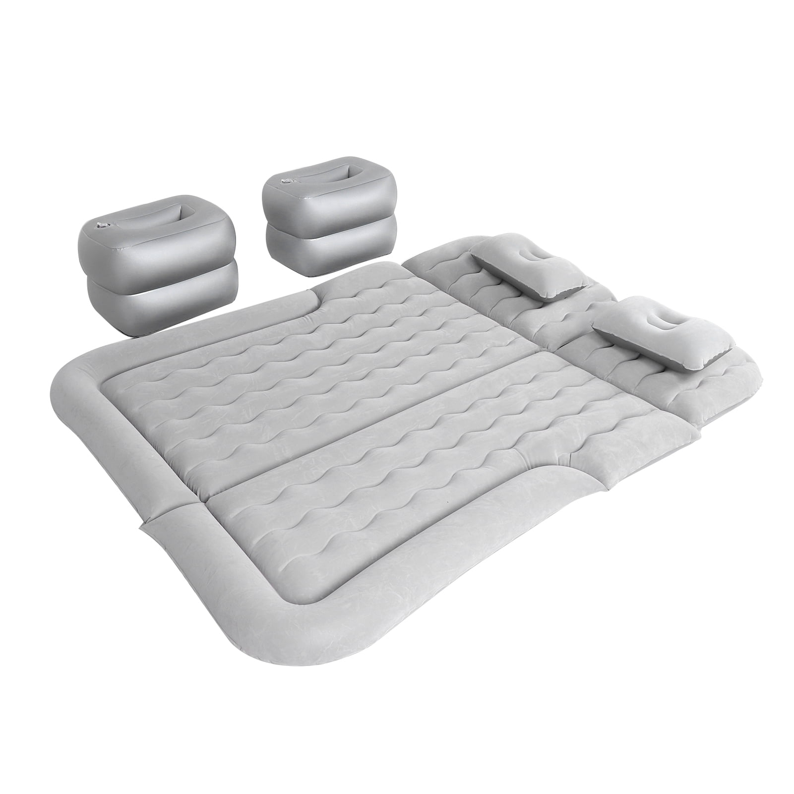 Durable Thickened Car Bed, SUV Air Mattress, Inflatable Car Bed, Car Air Mattress, Travel For Outdoor Gray