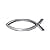 thumbnail image 2 of Cobra-Tek 3D Jesus Fish Car Emblem Decal Symbol Decorative Badge Sticker Decal ABS Chrome 4"X1.25", 2 of 4