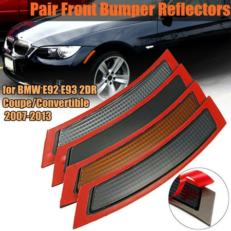 2Pcs Front Bumper Reflector Side Marker For BMW E92 E93 3 Series 2DR Coupe