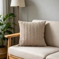 thumbnail image 2 of Throw Pillow Cover 18x18 Inch Corduroy Solid Color Decorative Cushion Case Soft Pillowcase for Sofa Home Living Room Modern Decor by PALIFEUR, 2 of 9