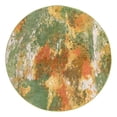 thumbnail image 2 of Unique Loom Haerfest Collection Area Rug - Sumatra (5' 3" Round Green/Ivory), 2 of 6