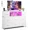 white, variant on Dresser TV Stand for 45/50/55 Inch TV Entertainment Center with LED Lights & Charging Station 8 Fabric Drawers & Open Shelves for Living Room Hallway Wood Top