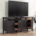 thumbnail image 2 of Sauder Tiffin Line Entertainment Credenza, 28-1/4"H x 62-1/2"W x 15-3/4"D, Raven Oak, 2 of 13