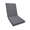 thumbnail image 2 of oshhni Patio Chair Cushion Comfortable Lounger Cushion for Deck Pool Lawn Furniture Dark Gray, 2 of 9
