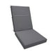 thumbnail image 2 of Cojín para silla de patio, cojín para mecedora, acolchado grueso de repuesto con respaldo Gris oscuro, 2 of 9