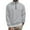 Light Gray, variant on LNZGNM Mens Quarter Zip Pullover Stand-Up Collar Breathable Solid Color T-Shirts Lightweight Quarter Zip Long Sleeve Sweatshirts Casual Running Top,Light Gray M