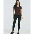 thumbnail image 6 of 5 Pack: Women's Soft Ribbed Short Sleeve V-Neck T-Shirt Casual Summer Tee Shirts, 6 of 6