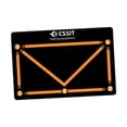 thumbnail image 4 of Alfombra de entrenamiento de fútbol, ​​alfombra portátil resistente al desgaste, antideslizante, alfombra de entrenamiento para niños, principiantes, Naranja, 4 of 8
