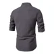 thumbnail image 3 of Camisa Slim Fit Rayas Cuello Mao Hombre Casual Casey Kevin, 3 of 8