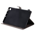 thumbnail image 5 of Case for Galaxy Tab A 10.1" 2016 SM-T580/T585, Slim Fit Folio Flip PU Leather Butterfly Embossed Smart Stand Cover Auto Wake/Sleep Shockproof Protection TPU Back Cover, Gray, 5 of 6