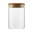 thumbnail image 6 of TRINITY Large Glass Canisters w/ Bamboo Lid - Set of 3, 6 of 8