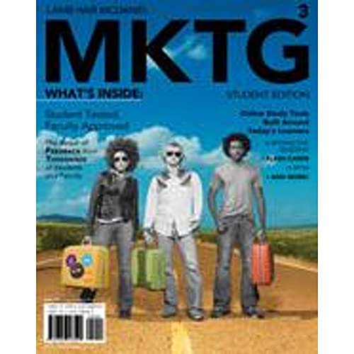 Pre-Owned MKTG 3.0 2009 Edition (with Review Card and Premium Web Site Printed Access Card), 9780324789287, 0324789289, Paperback, 3 edition