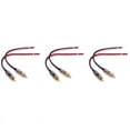 thumbnail image 1 of 6X Speaker Cables to Plugs Adapter, 2-Channel (1 Foot), 1 of 7