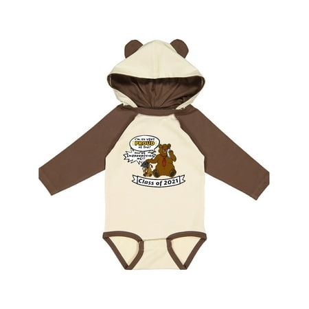

Inktastic I m So Proud of You You re Embarrassing Me Class of 2021 Male Bears Gift Baby Boy or Baby Girl Long Sleeve Bodysuit
