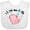 AA-White, variant on Inktastic I Love Axolotls with Bubbles Boys or Girls Baby Bib