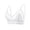 *1-White, variant on Women's Seamless Lace Wireless Bralette,Wide Strap Square Back Bra For Women,Ladies' Breathable Support Everyday Bra with Built-in Pads,Brown,M-3XL