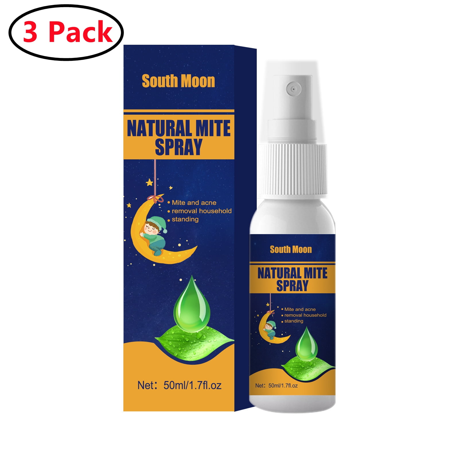 3 Pack Bed Bug Killer Spray Treatment, Kills Bed Bugs on Contact with