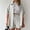 White, variant on Laipiong Women's 2 Piece Set Summer Fashion Solid Color Short Sleeve Shirts and Shorts Comfy Casual Trendy Loose Outfits 2 piece short sets for women