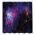 thumbnail image 3 of Ambesonne Galaxy Shower Curtain, Mother Nebula View, 69"Wx84"L, Purple Black Blue, 3 of 5