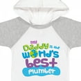 thumbnail image 4 of Inktastic Daddy Worlds Best Plumber Boys or Girls Baby Bodysuit, 4 of 5