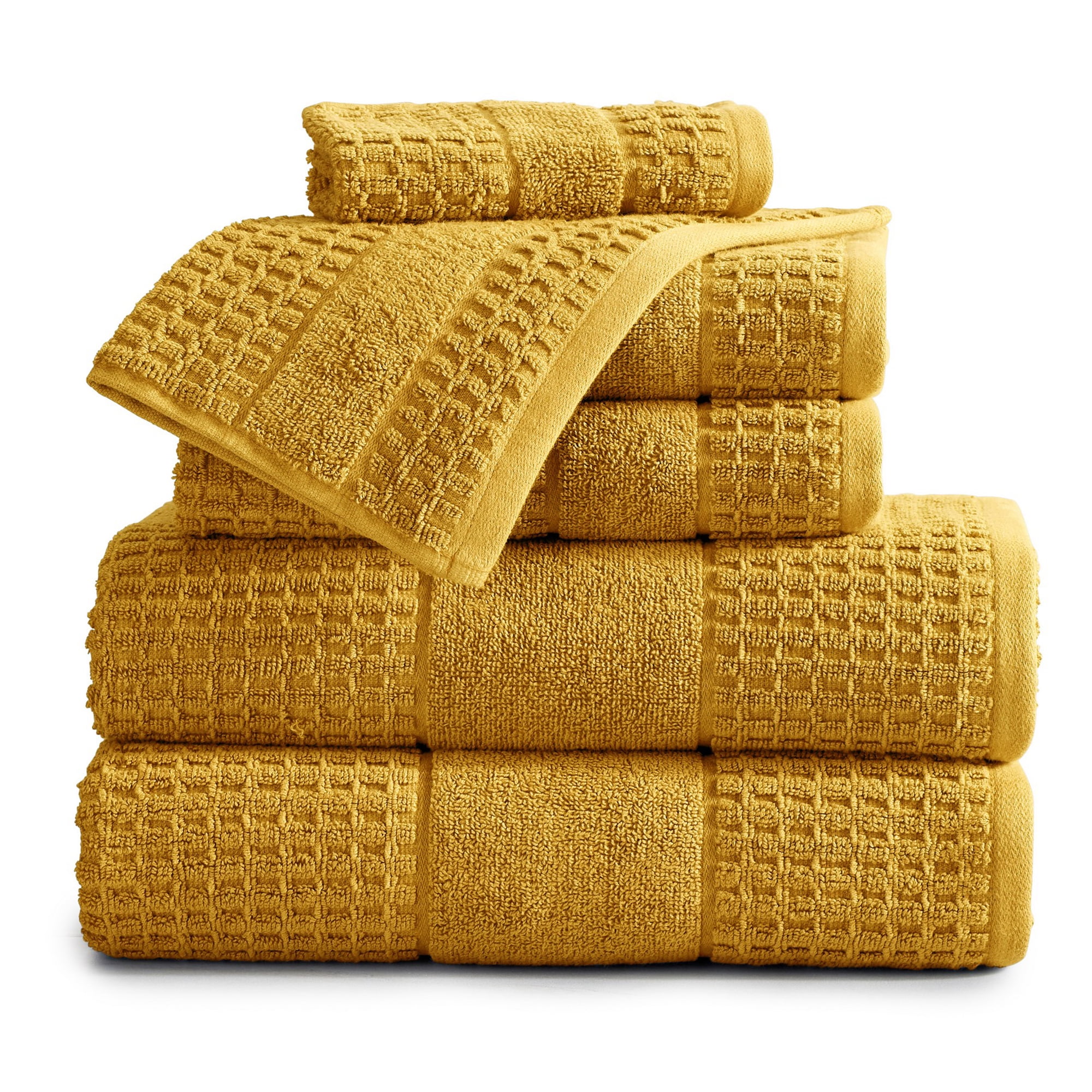 American Soft Linen 6 Piece Towel Set, 100% Cotton Bath Towels For Bathroom  : Target