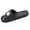 Black, variant on Gray Unisex Thick Soled Soft Soled Slippers Cute Dog Print Indoor Outdoor Casual Comfort