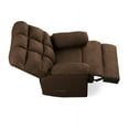 thumbnail image 4 of Homesvale Wall Hugger Recliner, Dark Brown Microfiber, For Living Room, 4 of 7
