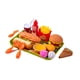 thumbnail image 4 of Juguetes de comida para niños, juego de cocina, juego de simulación, juguete de cocina, juguetes de aprendizaje preescolar, de cortar comida para Hamburguesa, 4 of 9