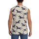 thumbnail image 3 of Fotbe Horse Men's Camiseta sin Mangas Estampada para Hombres, Playera Casual para Gimnasio, Entrenamiento, Playa-3X-Large, 3 of 6