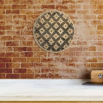 ibasenice Hanging Woven Basket Wall Decor for Kitchen Desk and Living Room