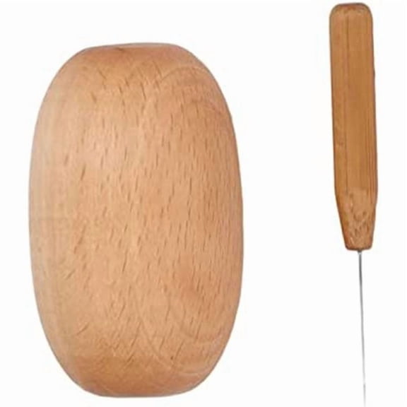 25WM Wooden Darning Egg, Socks Sewing Tools Widely Used with Needle for Clothing