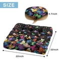 thumbnail image 7 of Japanese-Style Zabuton Floor Cushion Romantic Watercolor Butterfly & Flowers Pattern Oversized Square Meditation Seat, 7 of 7