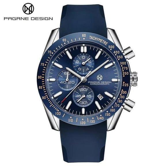 Pagani Design Pagrne New Men Quartz Watch Rubber Belt Men's Luxury Watch Fashion Casual Sports Male Clock Relogio Maasculino