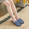 thumbnail image 6 of KLL Cute Popcorn Slippers for Women Men House Slip on Indoor Outdoor Bedroom Furry Fleece Lined Ladies Comfy Anti-Skid Rubber Hard Sole-Medium, 6 of 8