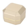 thumbnail image 3 of Luxury Ring Pendant Necklace Box Wedding Case Jewelry Gift w/ LED Light for Proposal (Ring Box), 3 of 14