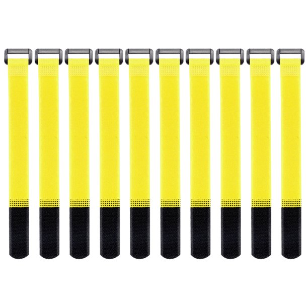 Sywqhk 10 Uds. Correa de amarre para caña de pescar, tirantes, gancho, Cable, cinturón (amarillo) Sywqhk Alta Calidad