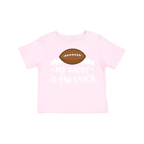 Inktastic Football My Daddy is the Coach Boys or Girls Toddler T-Shirt