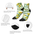 thumbnail image 5 of Pofeuu Lemon Print 30cm Socks, Adult Running Hiking Socks for Youth and Adult, 5 of 7