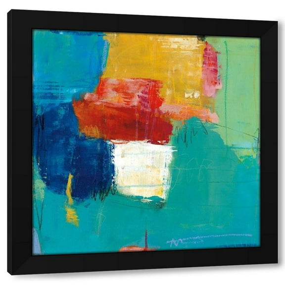 Amy Leigh Carstensen 12x12 Black Modern Wood Framed Wall Art Titled - Reflection