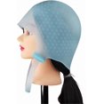 thumbnail image 1 of Silicone highlighting cap professional highlighting poke hole cap reusable hair color cap for salon hair coloring tools (1pc ), 1 of 4