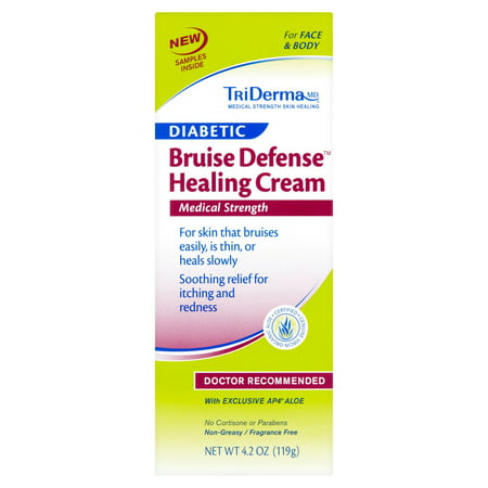 TriDerma MD Diabetic Bruise Defense Healing Cream, 4.2