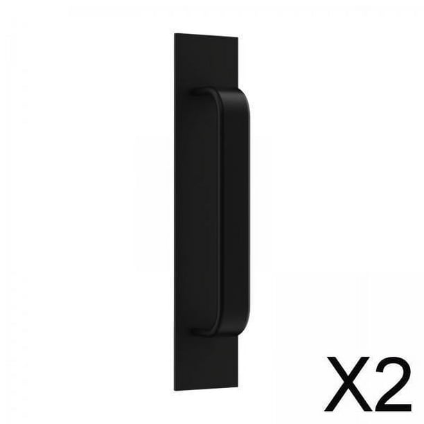 2x Manija de Puerta Autoadhesiva, Tiradores de Cajón Autoadhesivos, Manijas de Puerta de Empujar Y Tirar, Manijas de Puerta de Pelar Y Pegar para Arma 2 piezas