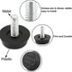 thumbnail image 4 of Adjustable foot for furniture adjustment feet M6 screw feet black, 4 of 5