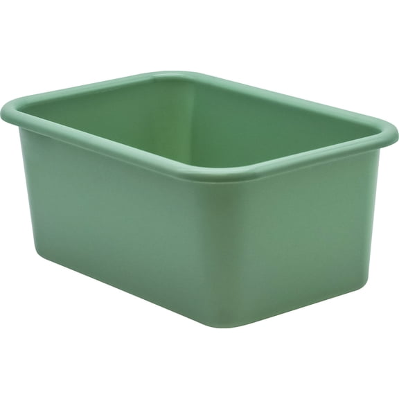 Teacher Created Resources TCR20396 Plastic Storage Bin, Green - Small